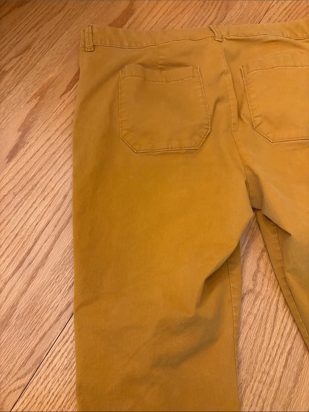 Old Navy Pumpkin Orange Pixie  Cotton Straight-Leg Pants